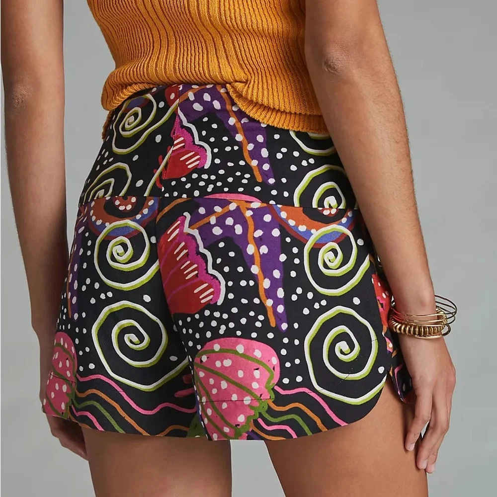 FARM Rio Multicolor Patterned Women Shorts NWOT - Picture 3 of 5